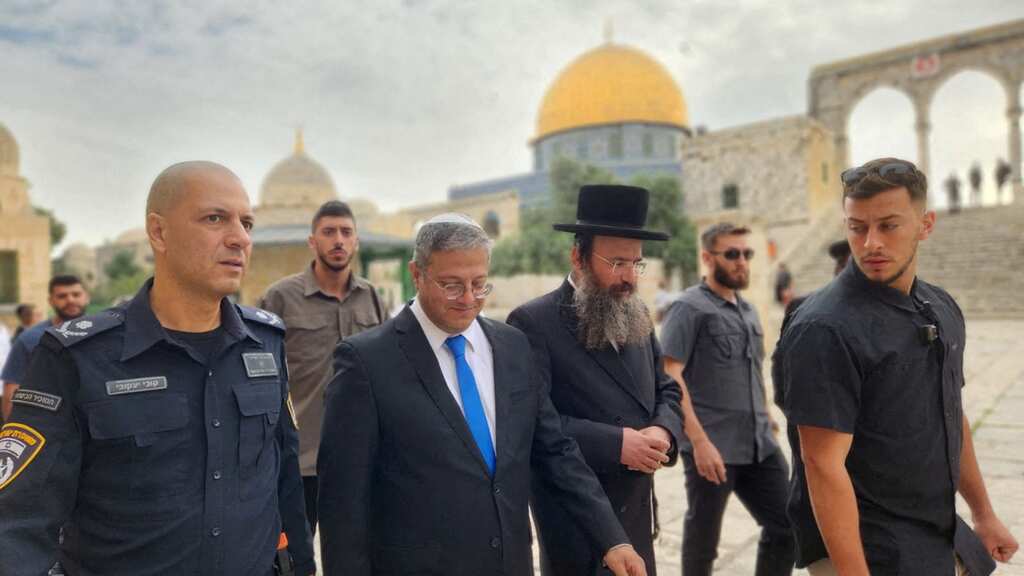 Israel ‘in charge’ of Al-Aqsa mosque, says security minister Itamar Ben-Gvir during visit