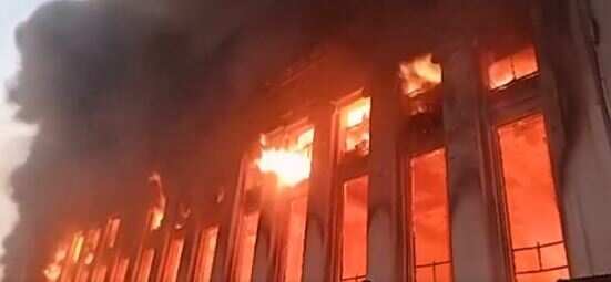 Manila’s main post office destroyed in a fire accident; seven injured