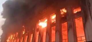 Manila’s main post office destroyed in a fire accident; seven injured
