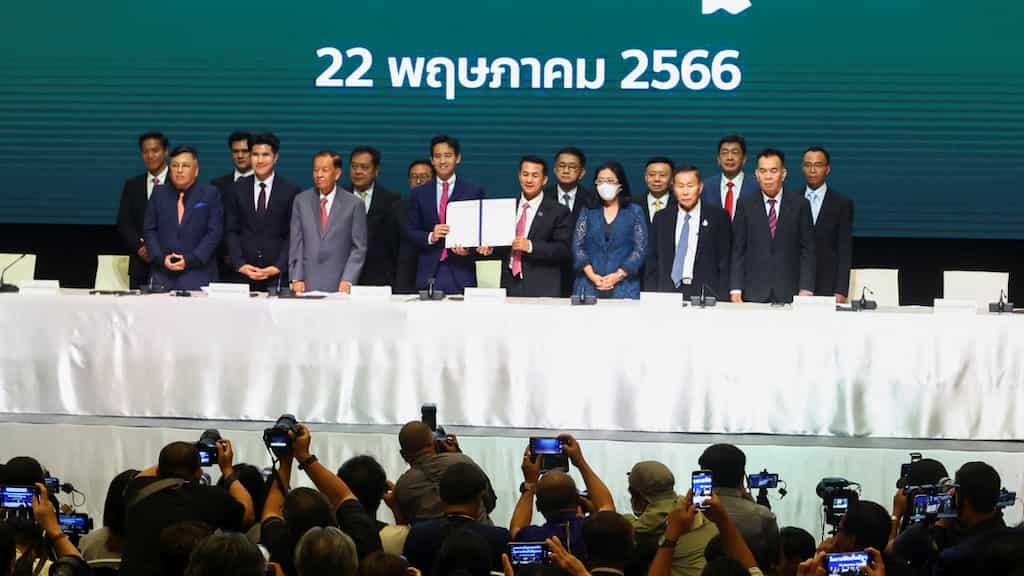 Thailand's Move Forward Party, seven allies sign pact aimed at reforms