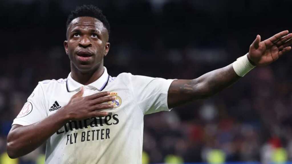 Spanish police detain four in connection with Vinicius Jr effigy hung from bridge