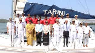 Indian Navy chief announces solo circumnavigation expedition for woman officer aboard INSV Tarini