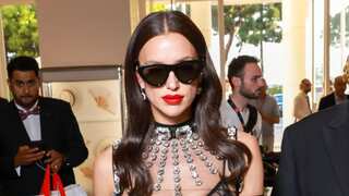 Gucci lingerie and diamonds! Supermodel Irina Shayk served sensual glamour at Cannes in naked dress