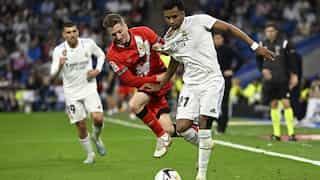 LaLiga: Rodrygo's late-winner helps Vinicius-less Real Madrid beat Rayo Vallecano 2-1
