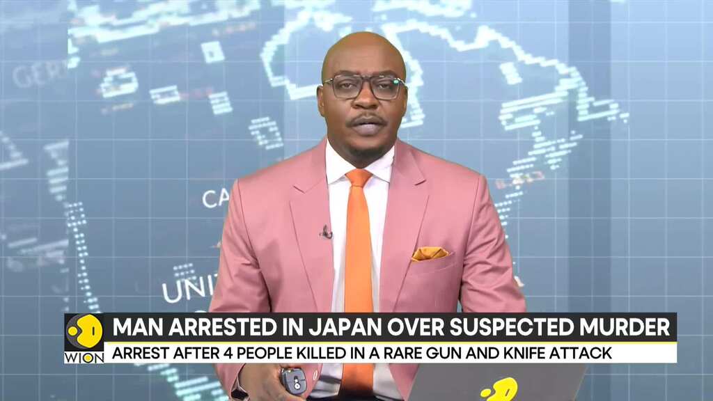 Japan: Man arrested after four people killed in a rare gun and knife attack