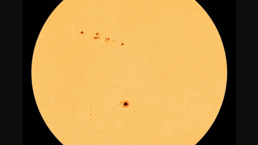 Sunspot four times bigger than earth is visible right now. Here's how you can see it.