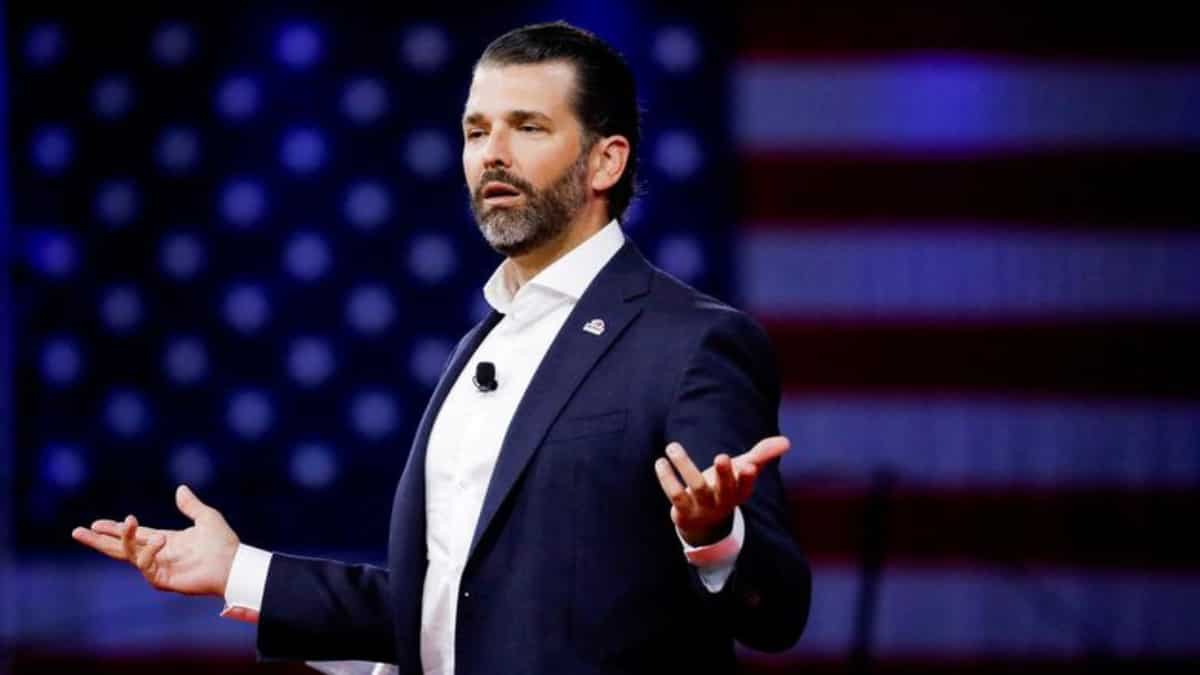 Watch: Donald Trump Jr accidentally insults his father instead of DeSantis Watch: Donald Trump Jr accidentally insults his father instead of DeSantis