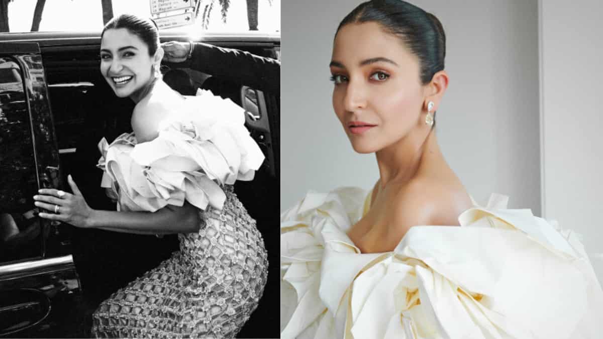 Anushka Sharma dazzles in off-shoulder ivory gown at Cannes Film Festival Anushka Sharma dazzles in off-shoulder ivory gown at Cannes Film Festival