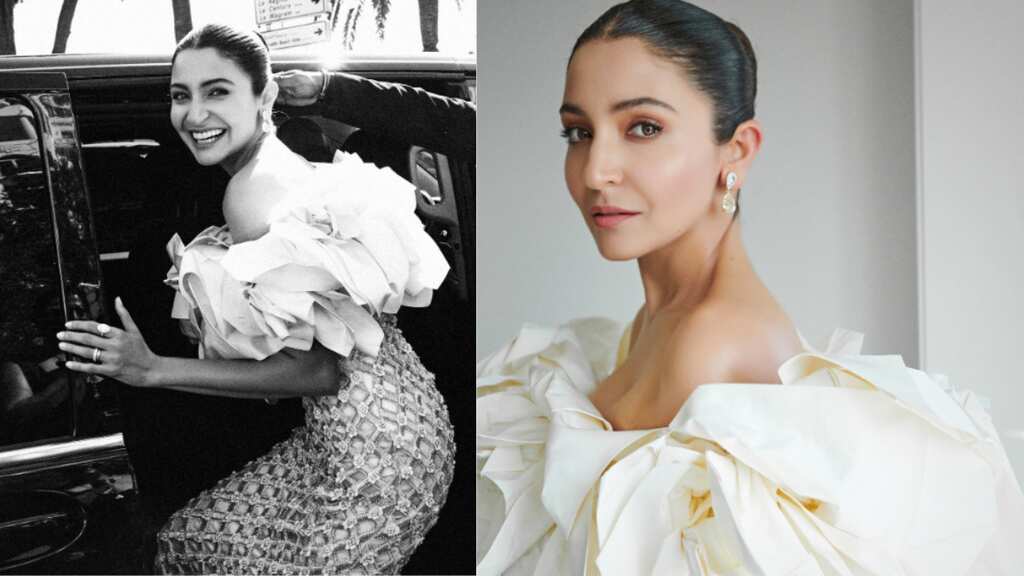 Anushka Sharma dazzles in off-shoulder ivory gown at Cannes Film Festival