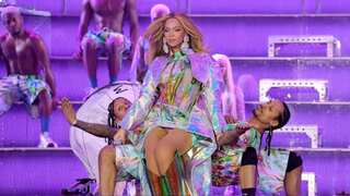 Beyonce's daughter Blue Ivy Carter joins her on stage for debut performance