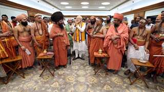 PM Modi seeks blessings of Adheenams ahead of inauguration of India's new parliament building