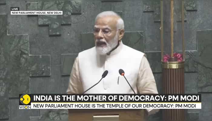 India's new Parliament: PM Modi addresses new Parliament, says 'India is mother of Democracy'