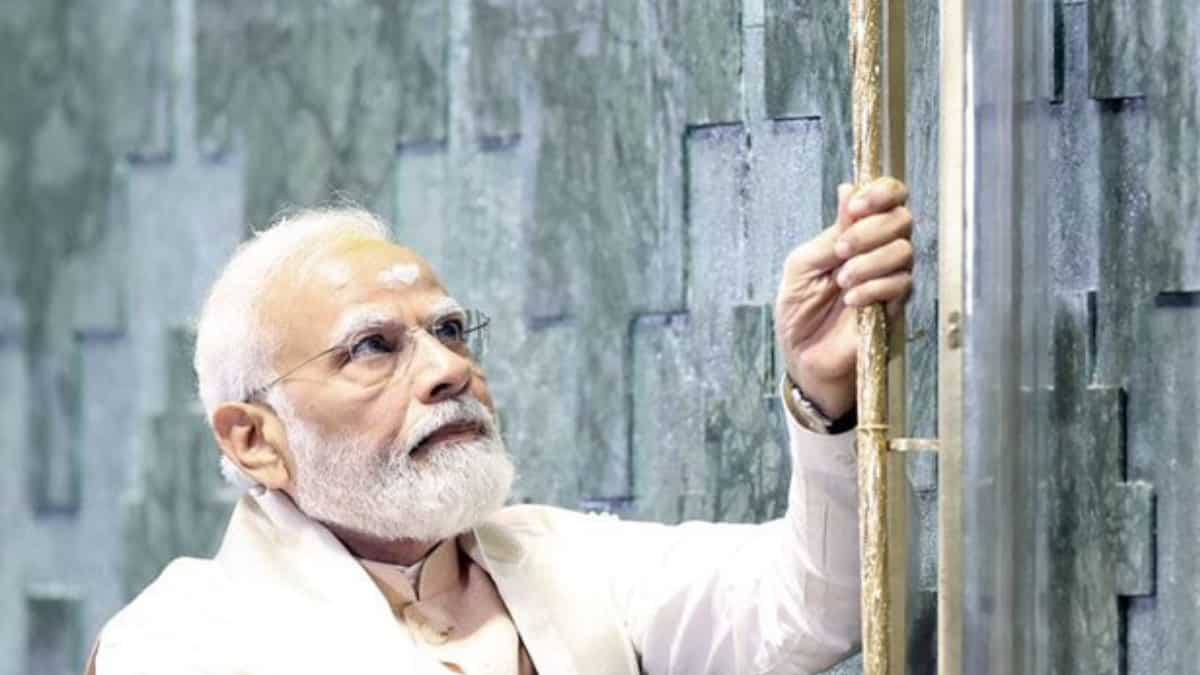 'Raja ka danda or Constitution?' BJP and INDIA bloc spar over removal of sengol from Parliament