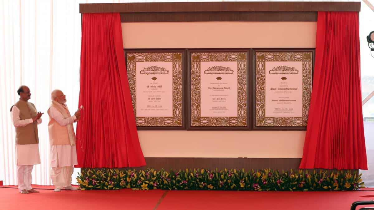 Unveiling of plaque