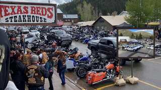 'Rolling shootout' at biker rally in New Mexico kills three, injures five
