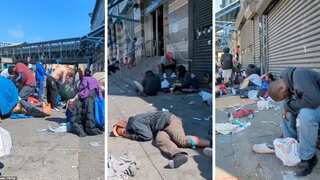 Inside Philadelphia’s hellhole: Shocking footage shows devastating impact of ‘zombie drug’ epidemic