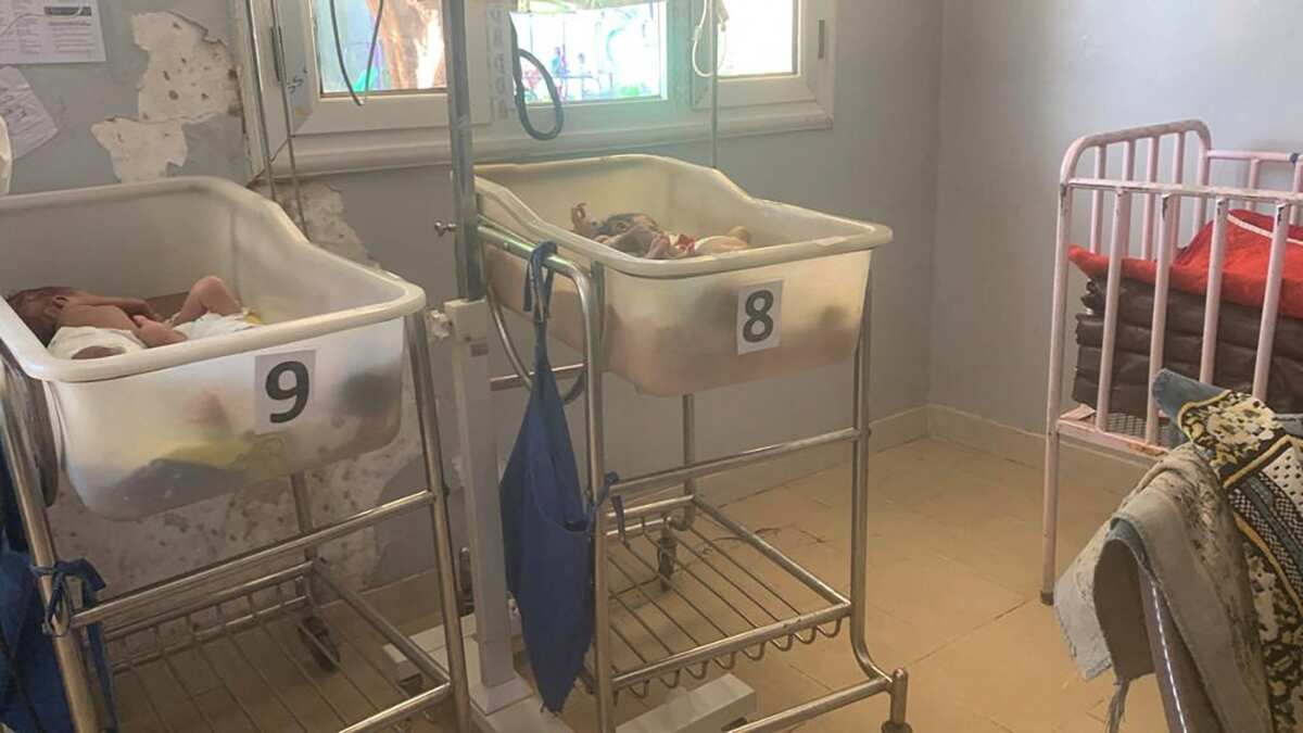 Dozens of babies have died due to the ongoing civil war