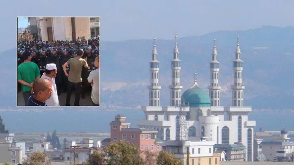 Watch | Muslims in China's Yunnan clash with police to stop partial demolition of historic mosque