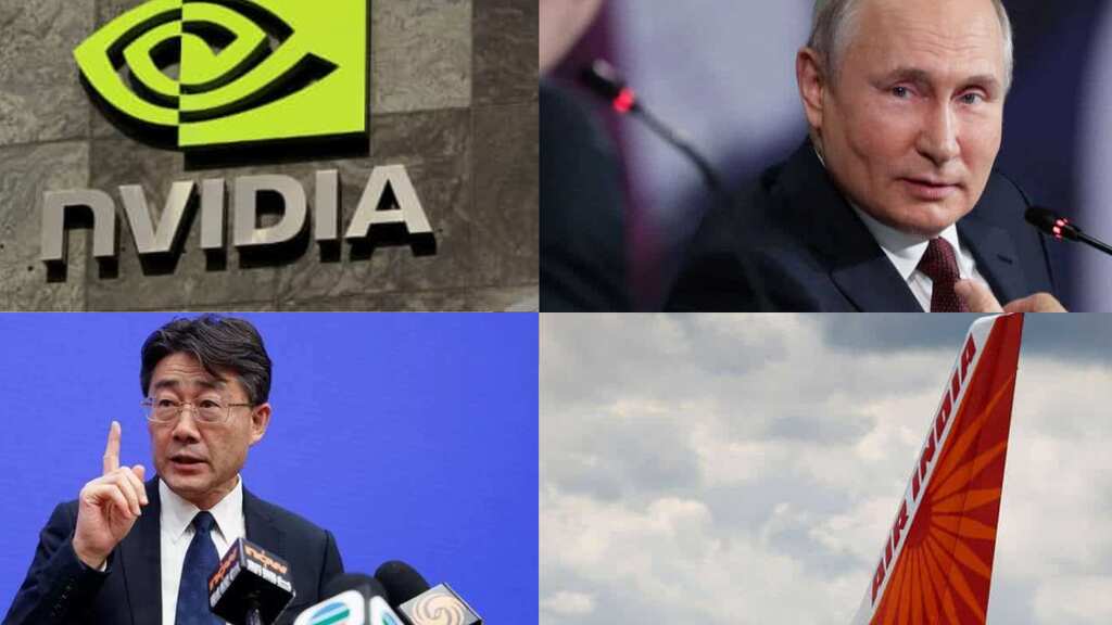 Top 10 world news: South Africa to provide diplomatic immunity to Putin, Nvidia enters $1tn club, and more