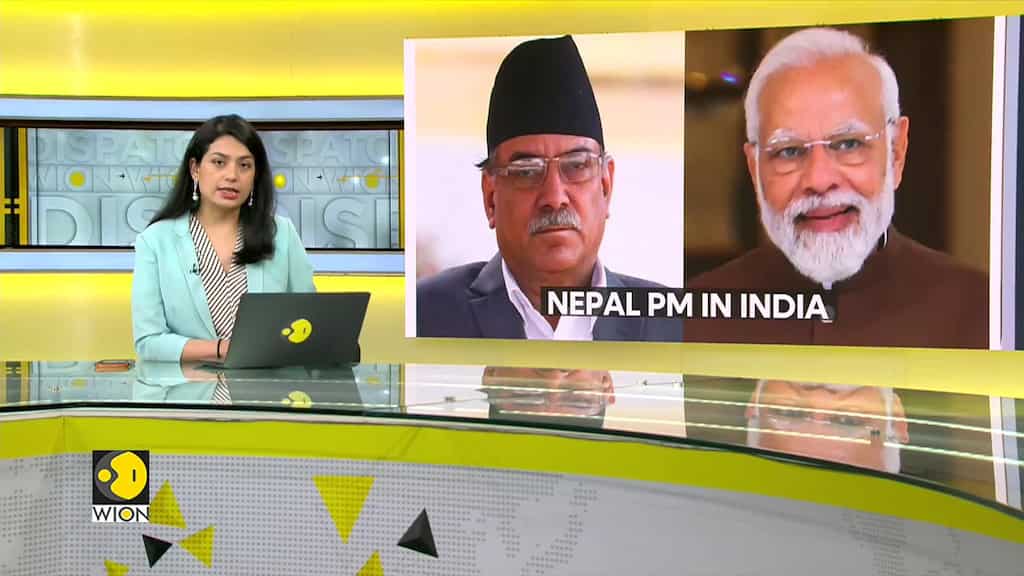 Nepal Prime Minister Pushpa Kamal Dahal lands in India on his four-day official visit