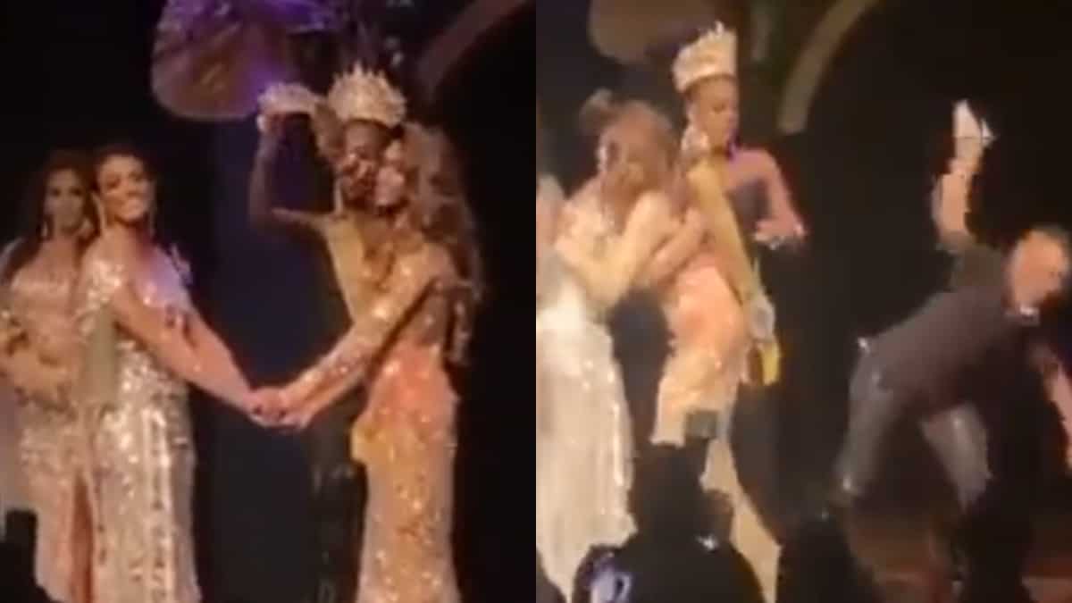 Watch | Angry husband smashes winner's crown at Brazil's LGBTQ+ beauty pageant after his wife finishes second