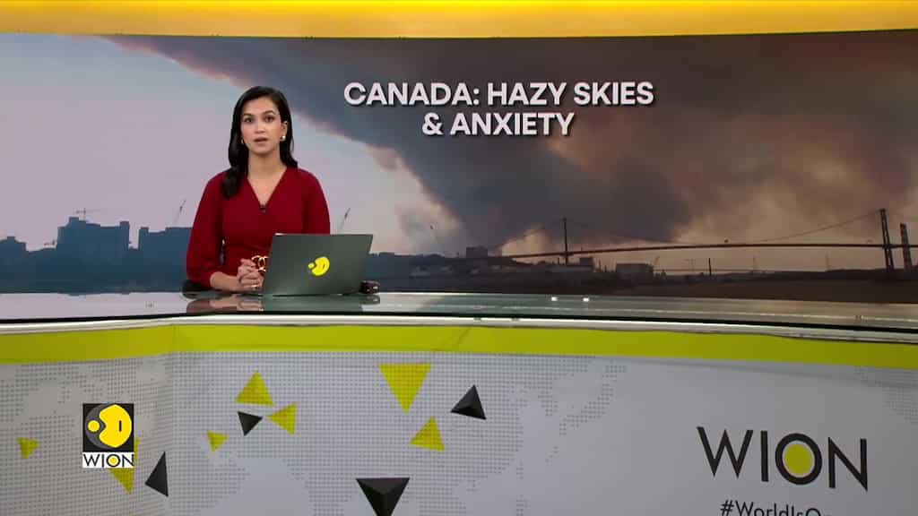 At least 14 wildfires burning in nova scotia, Canada
