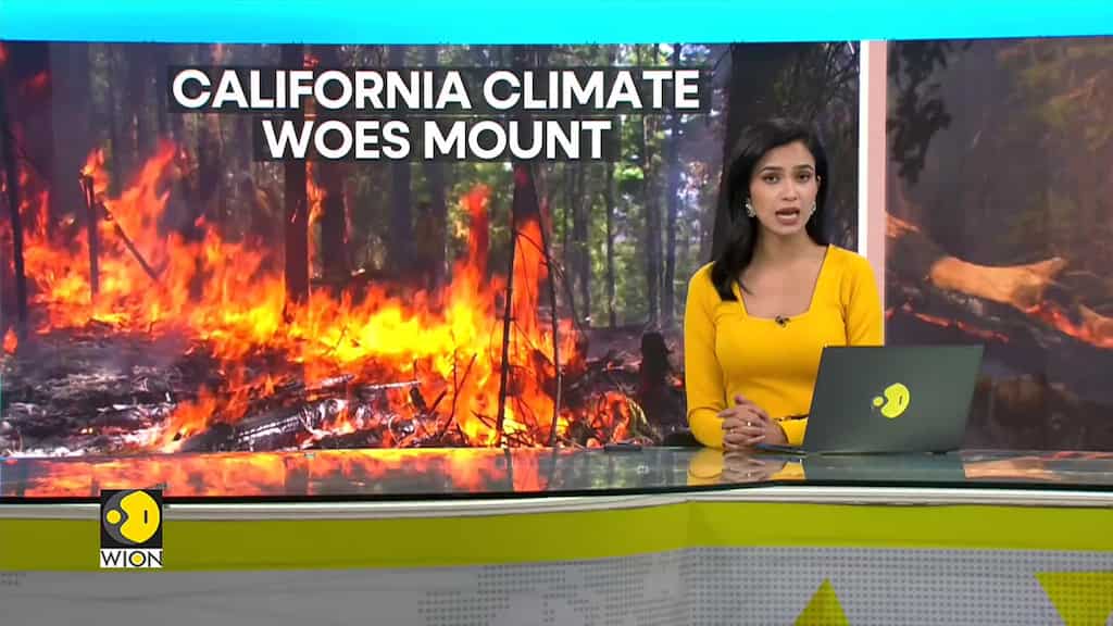 Extreme temperature and dry air leading to intense burning in California