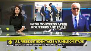 Gravitas: US President Joe Biden falls on stage