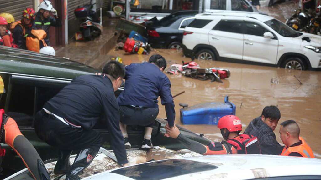 Three killed, one missing as heavy rain batters China; 30 million tonnes of bumper wheat harvest impacted