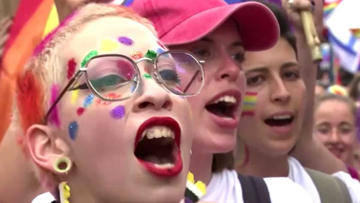 A counter-protest