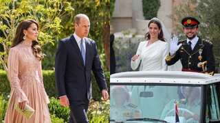 Crown Prince Hussein of Jordan’s wedding: William, Kate and Jill Biden attend the royal ceremony