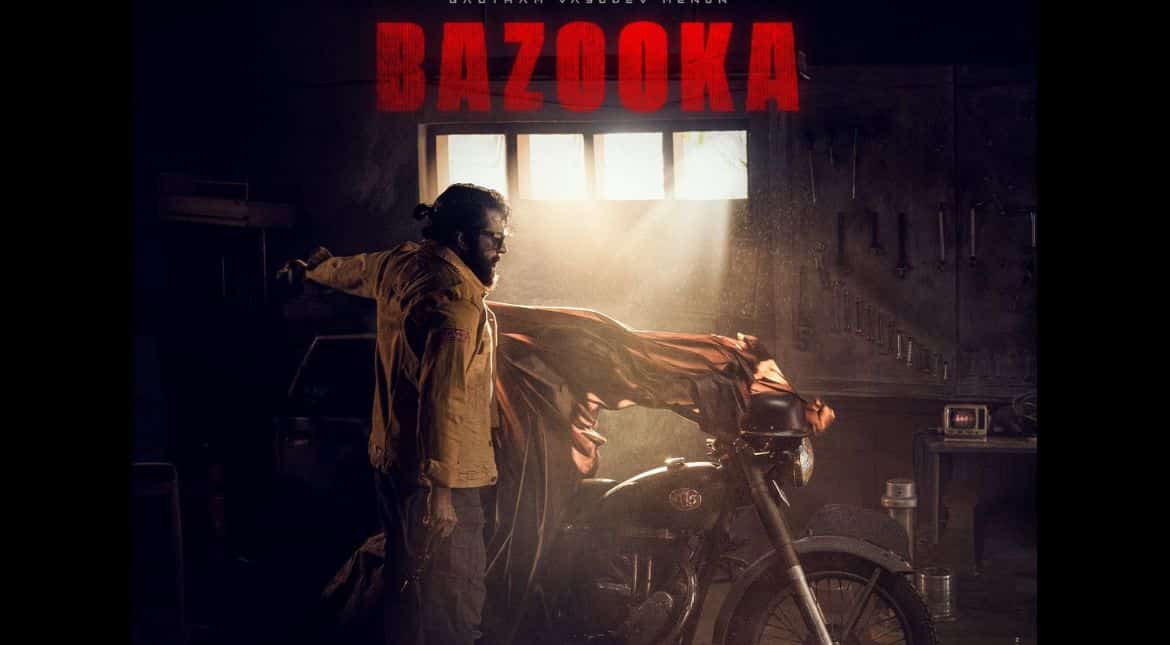 First look poster of Mammootty starrer Bazooka out