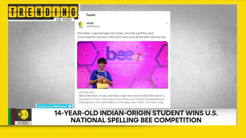 US spelling bee: Indian-origin boy wins after spelling this 11-letter word