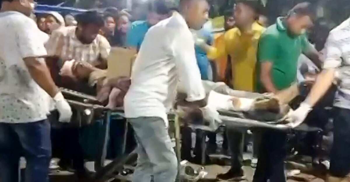 Injured taken to hospitals