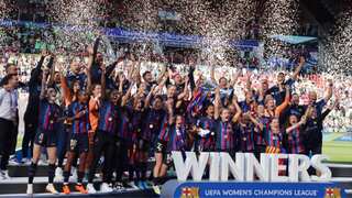 Barcelona stage a perfect comeback to stun Wolfsburg 3-2 as women's team clinch Champions League title