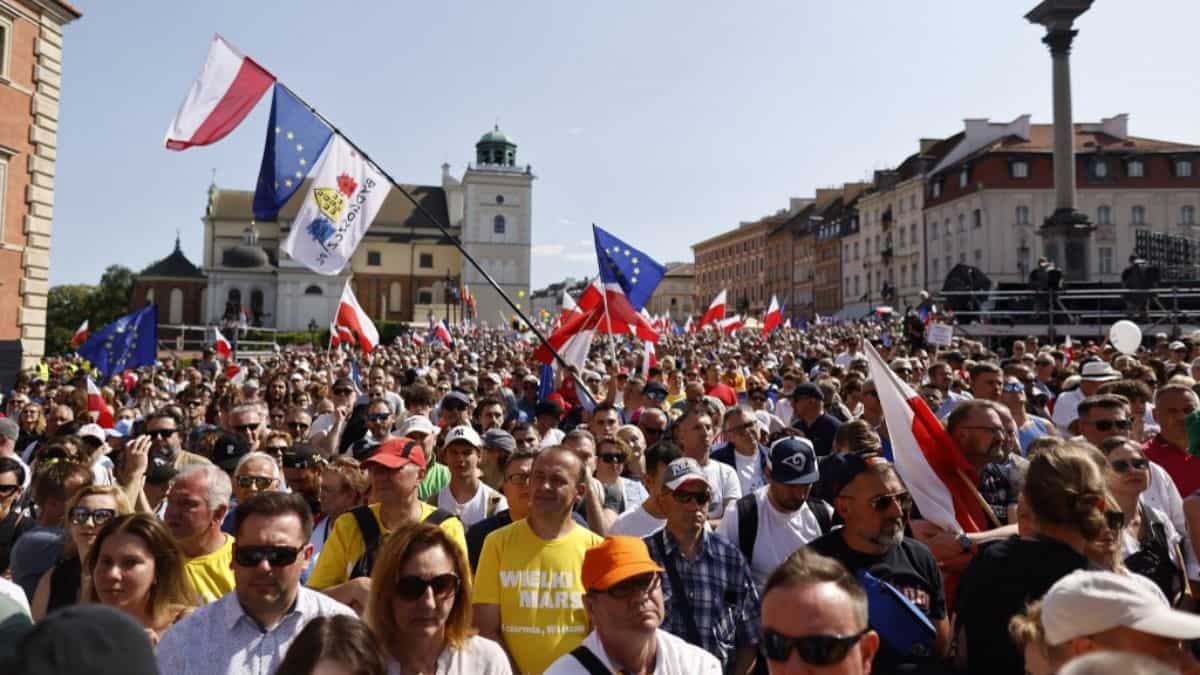 Half a million protestors