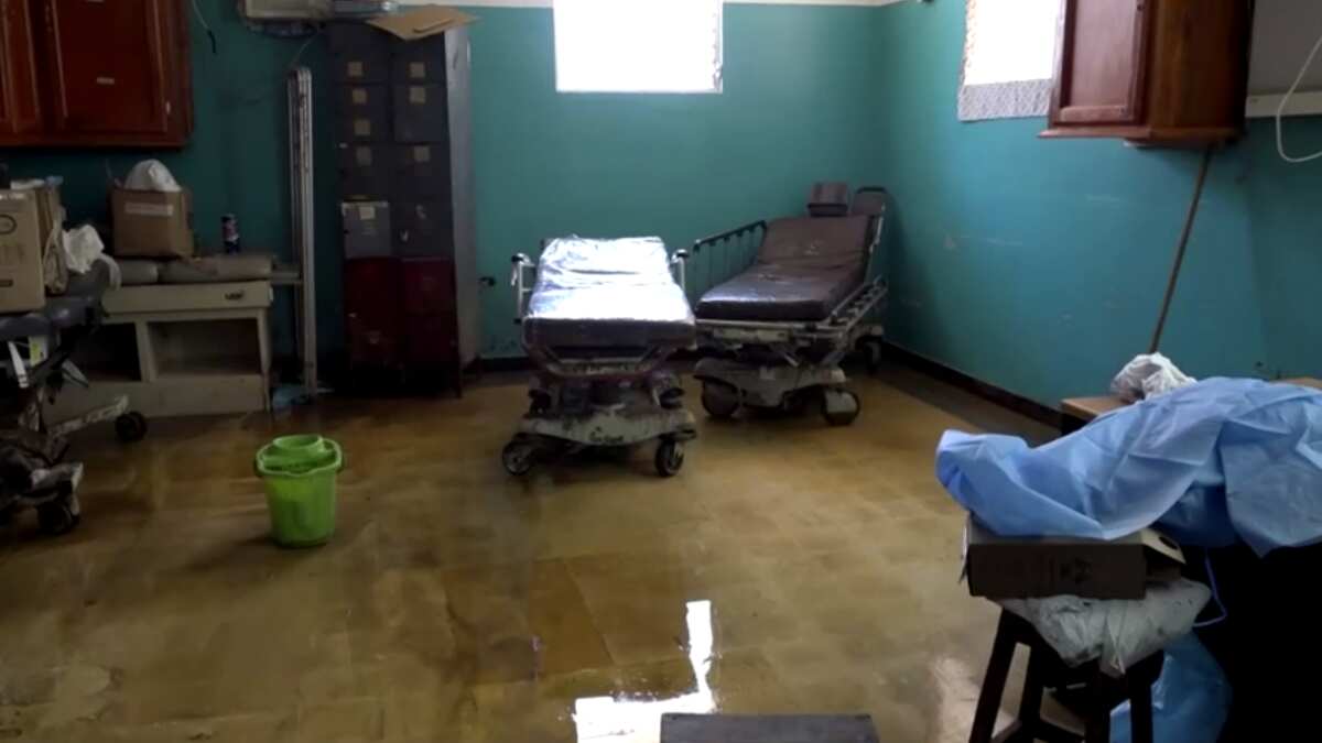 Hospitals destroyed