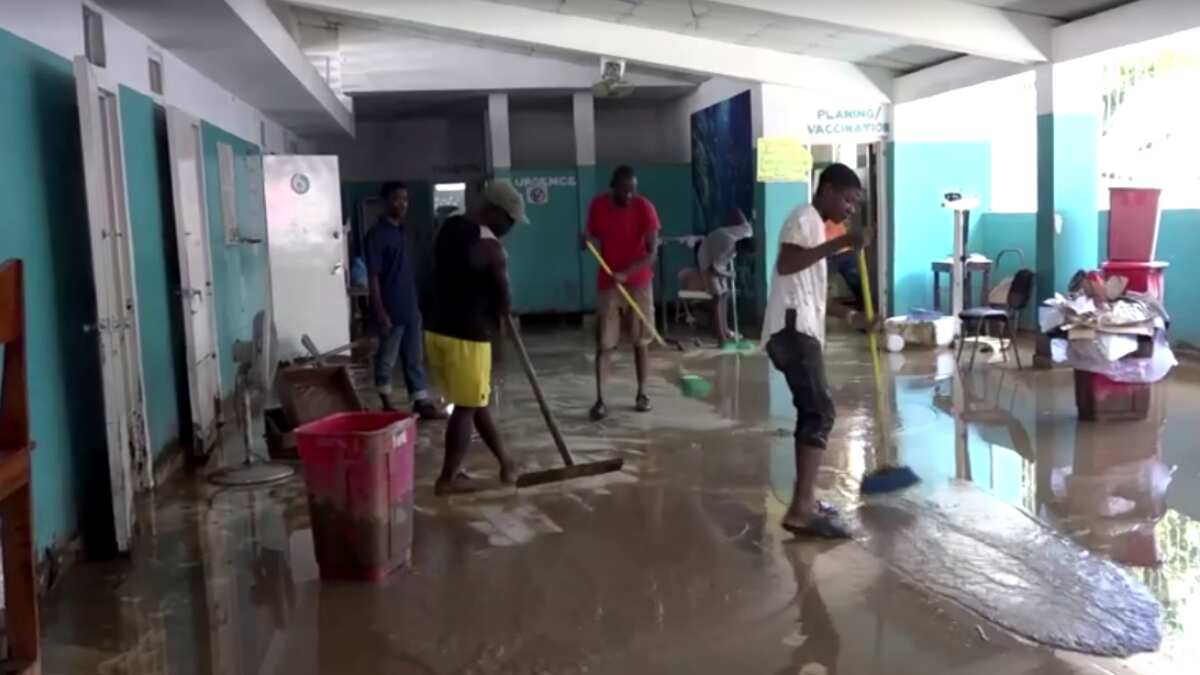 Dependent on humanitarian assistance