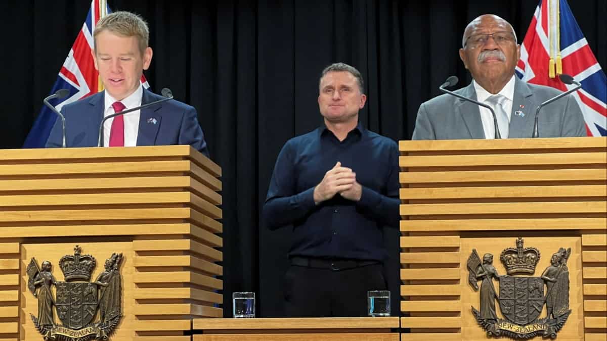 Fiji to sign defence agreement with New Zealand, says PM Fiji to sign defence agreement with New Zealand, says PM