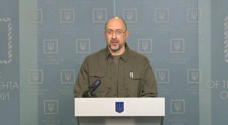 Ukrainian Prime Minister Denys Shmyhal calls Kakhovka dam destruction 'environmental catastrophe' Ukrainian Prime Minister Denys Shmyhal calls Kakhovka dam destruction 'environmental catastrophe'