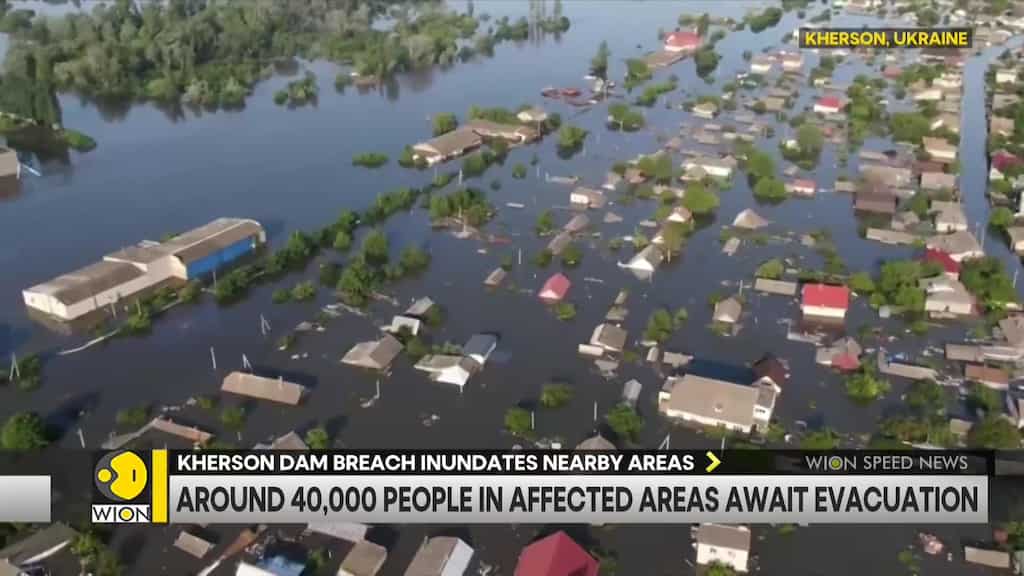 Kherson dam breach inundates nearby areas | Ukraine seeks urgent help