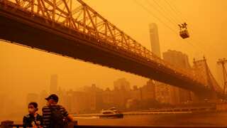 Smoke from Canadian wildfires turns New York City air worst in the world, officials issue alert