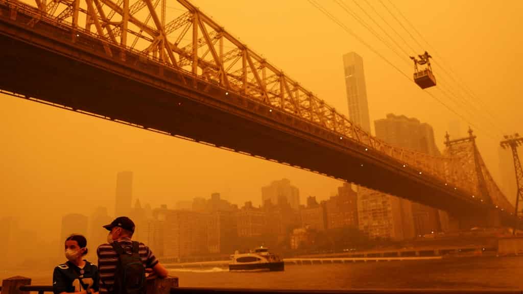 Smoke from Canadian wildfires turns New York City air worst in the world, officials issue alert
