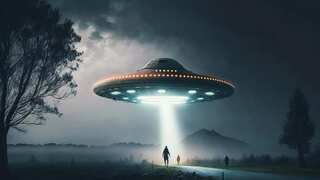 WATCH | Bodycam captures UFO falling from sky, minutes later family complains about 'aliens' in backyard