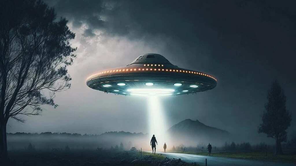 WATCH | Bodycam captures UFO falling from sky, minutes later family complains about 'aliens' in backyard