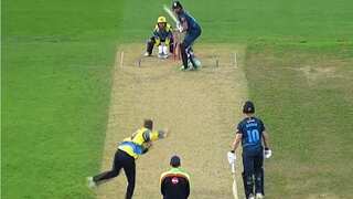 Pakistan batter Haider Ali's bizarre run-out in T20 Blast will leave you stumped