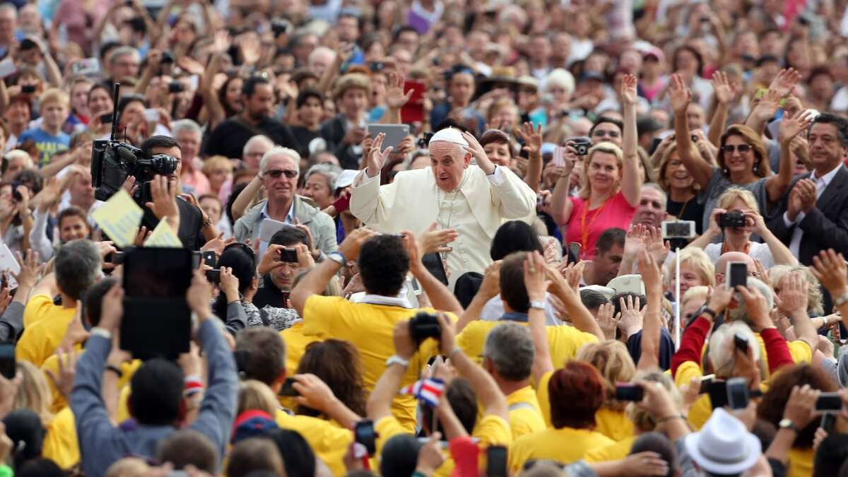 Pope expresses his gratitude