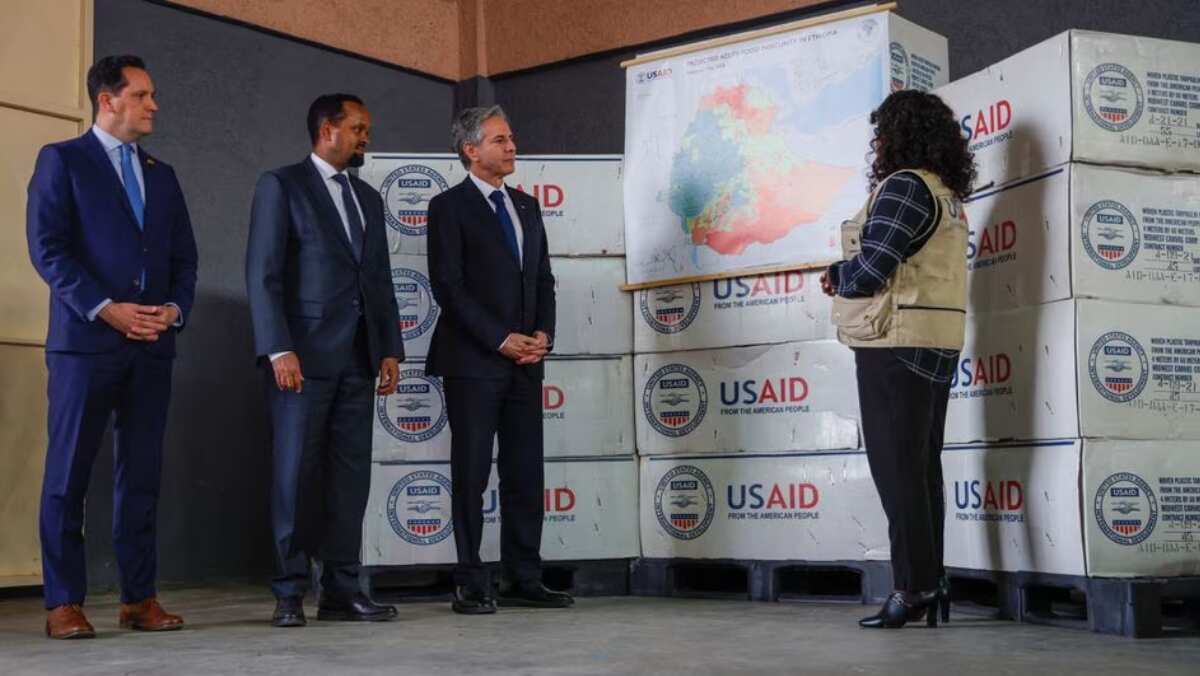 US suspends food aid to Ethiopia, says it's not reaching needy US suspends food aid to Ethiopia, says it's not reaching needy