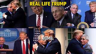 Did Trump kiss Fauci? Ron DeSantis ups the ante with AI-generated fake images of two men
