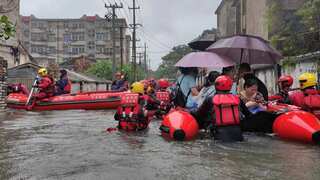 Heavy 'dragon boat water' rains hit southwest China, some cities flooded
